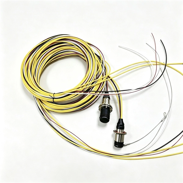 Fiber optic cable wiring left in optical distribution box